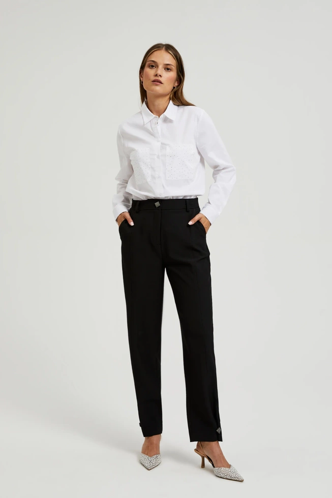 WOMEN'S SHIRT L-KO-4601 WHITE-set