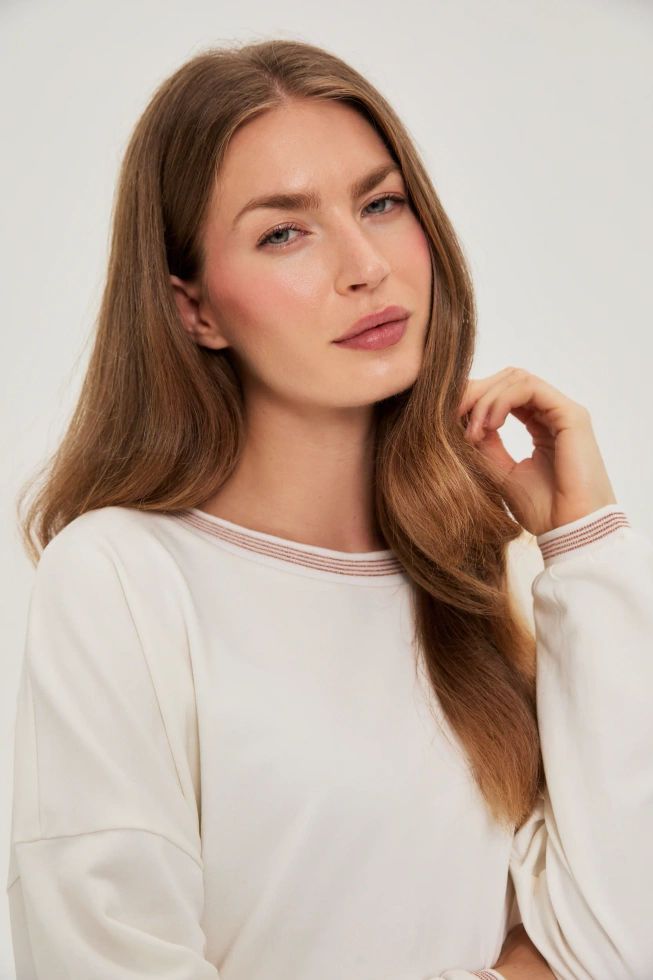 BLUZA DAMSKA Z-BL-4802 OFF WHITE
