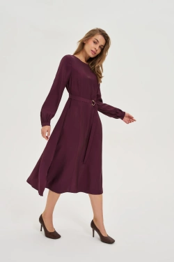 WOMEN'S DRESS Z-SU-4810 BURGUNDY