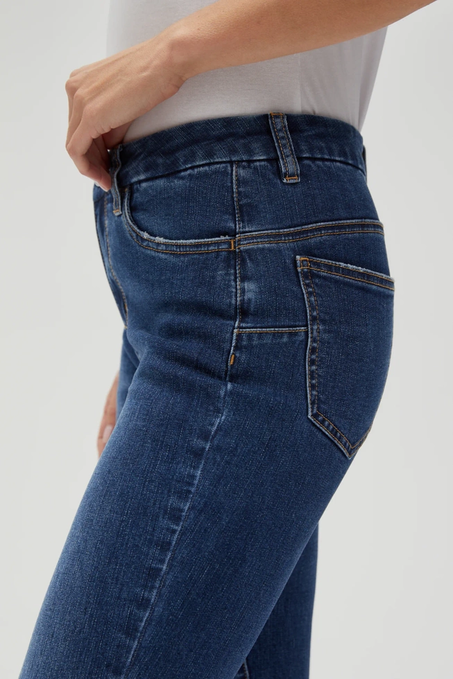WOMEN'S JEANS L-JE-4600 NAVY