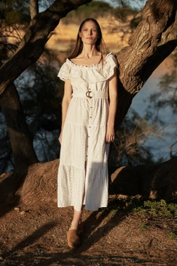 SUKIENKA DAMSKA L-SU-4341 WHITE