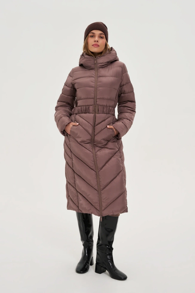 WOMEN'S JACKETS Z-KU-4811 COFFEE