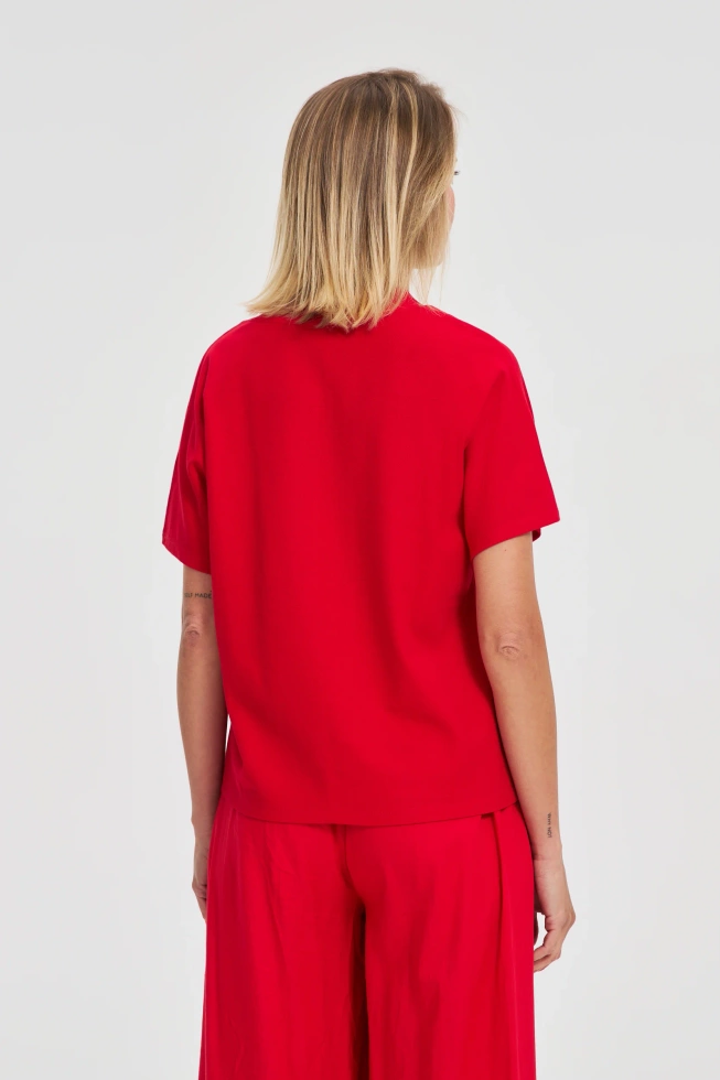 WOMEN'S TSHIRT L-TS-4699 RED