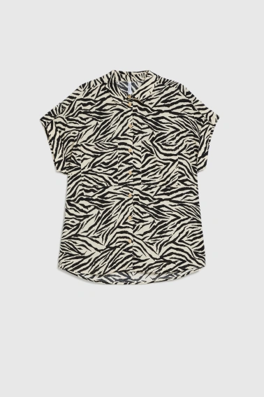 WOMEN'S SHIRT L-KO-4933 BEIGE-set