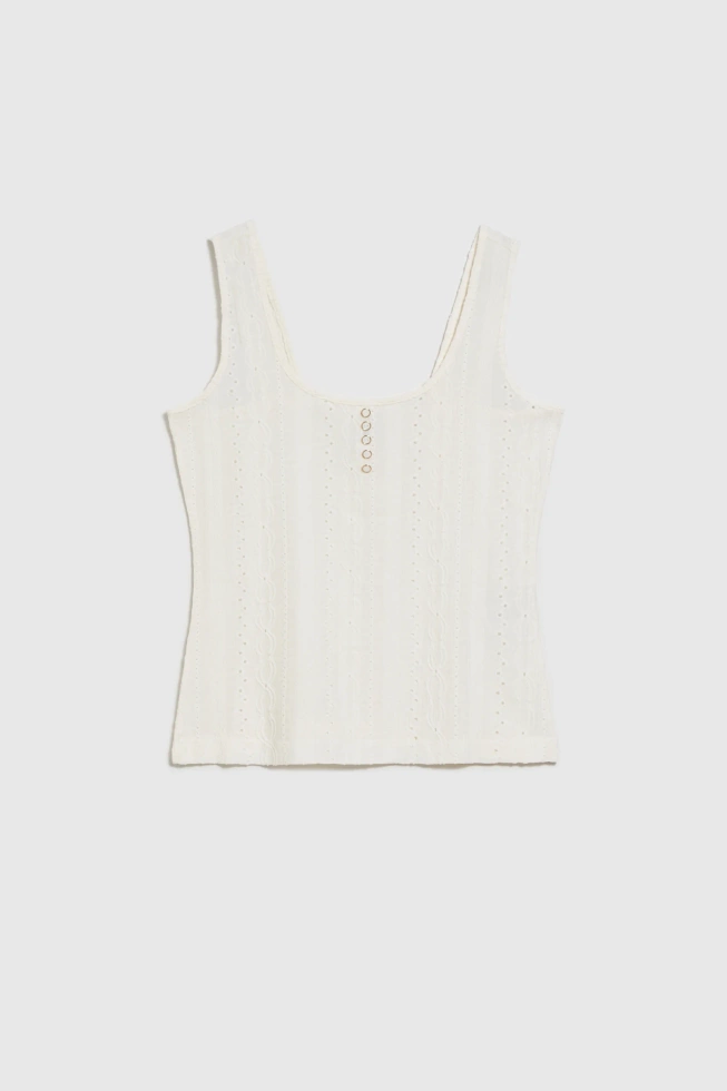 KOSZULKA DAMSKA L-TS-4676 OFF WHITE