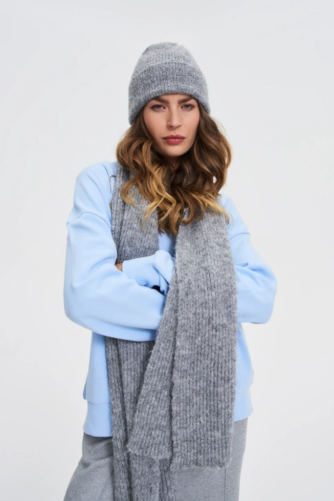 CZAPKA DAMSKA Z-CZ-4804 GREY MEL