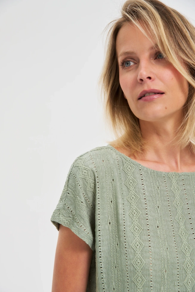 WOMEN'S TSHIRT L-TS-4666 OLIVE