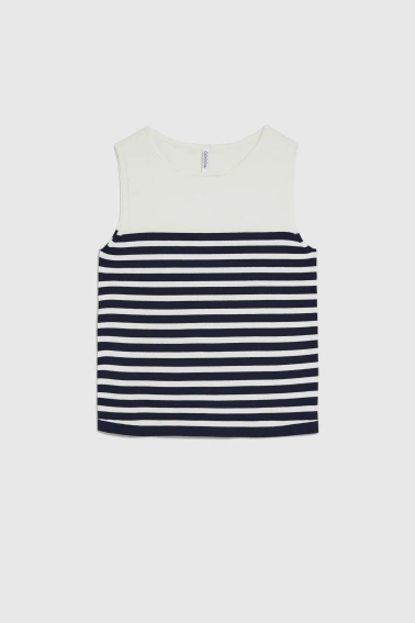 WOMEN'S TOP L-TS-5025 OFF WHITE-set