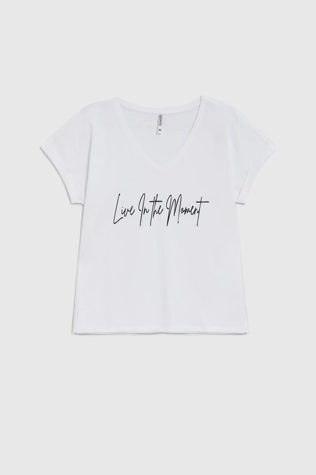 WOMEN'S TSHIRT L-TS-4958 WHITE-set
