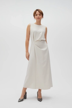 WOMEN'S DRESS L-SU-4636 L.BEIGE-set