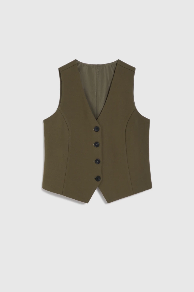 WOMEN'S BLAZER L-KA-4900 D.OLIVE