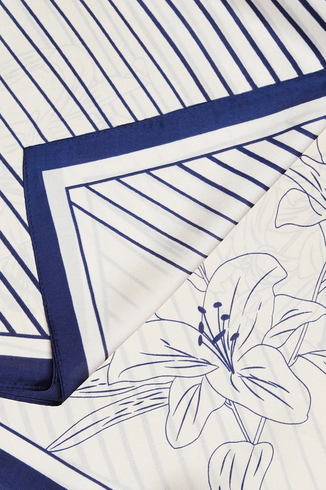 WOMEN'S SCARF L-SZ-4616 NAVY