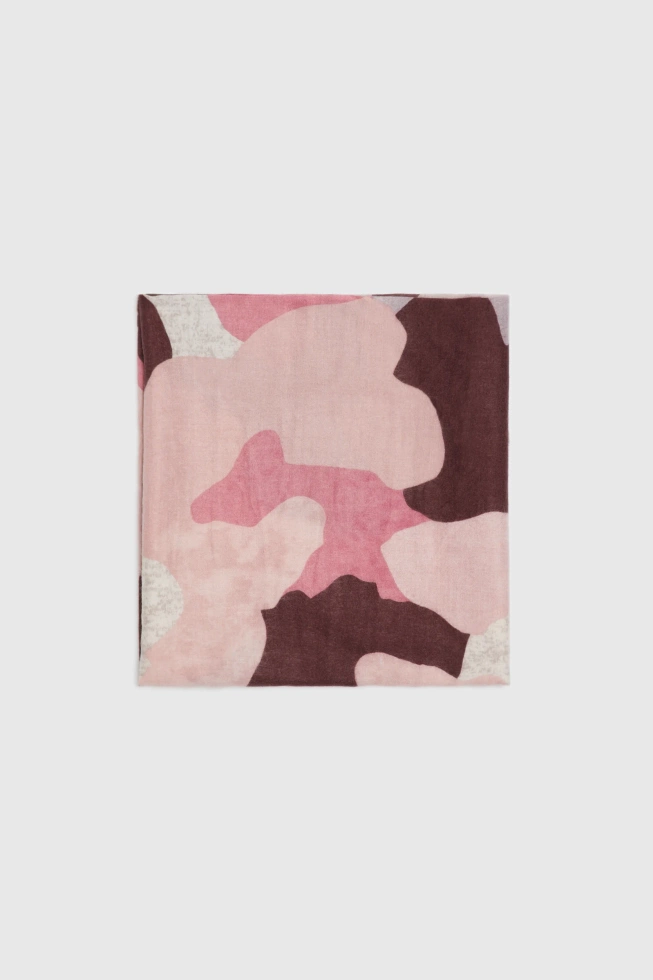 WOMEN'S SCARF Z-SZ-4802 BURGUNDY