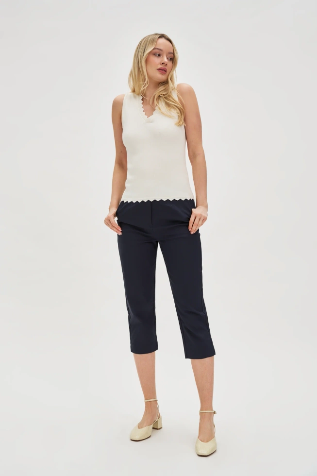 WOMEN'S TOP L-TS-4717 OFF WHITE