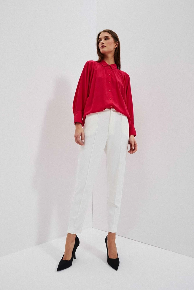 LADIES PANTS L-SP-4019 OFF WHITE