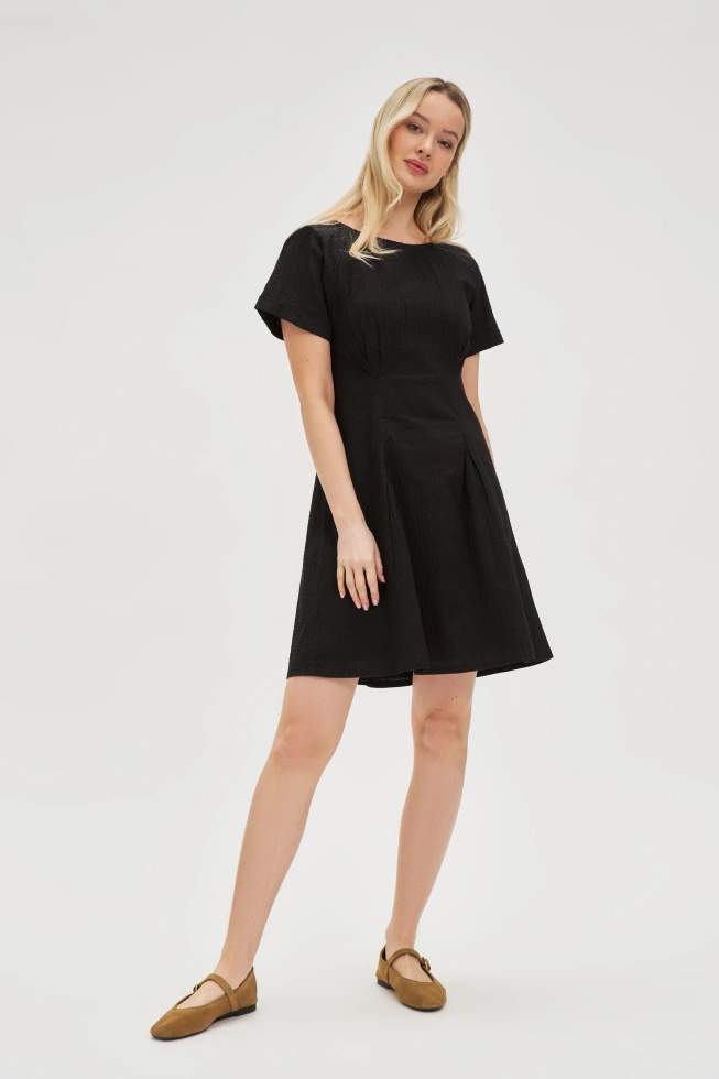 WOMEN'S DRESS L-SU-4627 BLACK-set