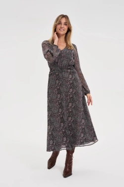 WOMEN'S DRESS Z-SU-4821 BLACK