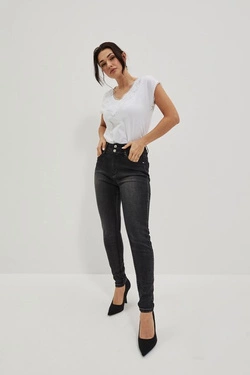 LADIES JEANS L-JE-4021 GRAPHITE