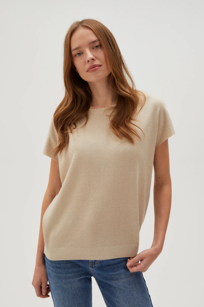 SWETER DAMSKI L-SW-4601 L.BEIGE