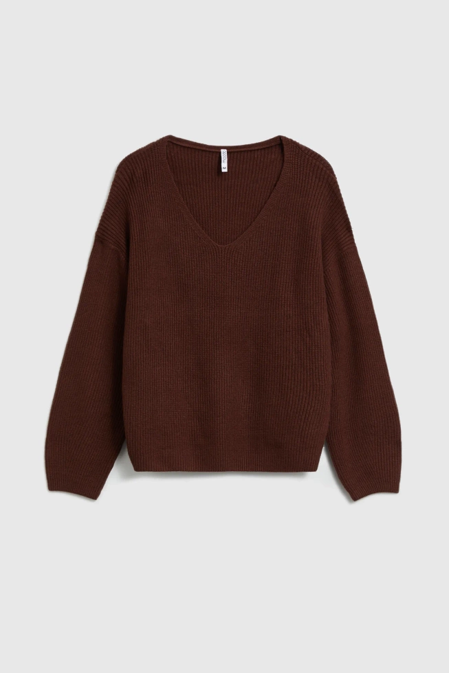 WOMEN'S SWEATER Z-SW-4861 BROWN