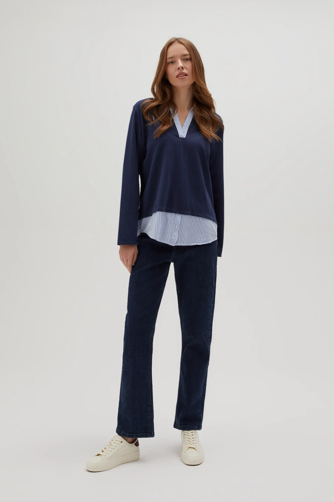 BLUZA DAMSKA Z-BL-4521 NAVY