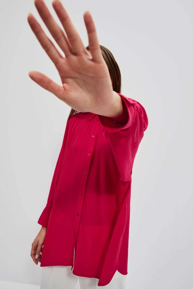 LADIES SHIRT L-KO-4013 STRAWBERRY