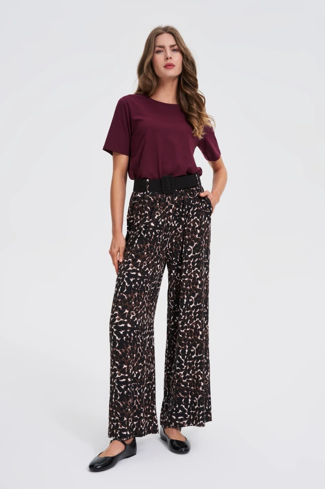 WOMEN'S TSHIRT Z-TS-4804 BURGUNDY