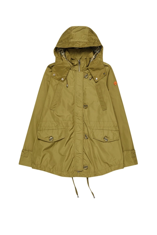 Kurtka wiatrówka z kapturem L-KU-3402 OLIVE