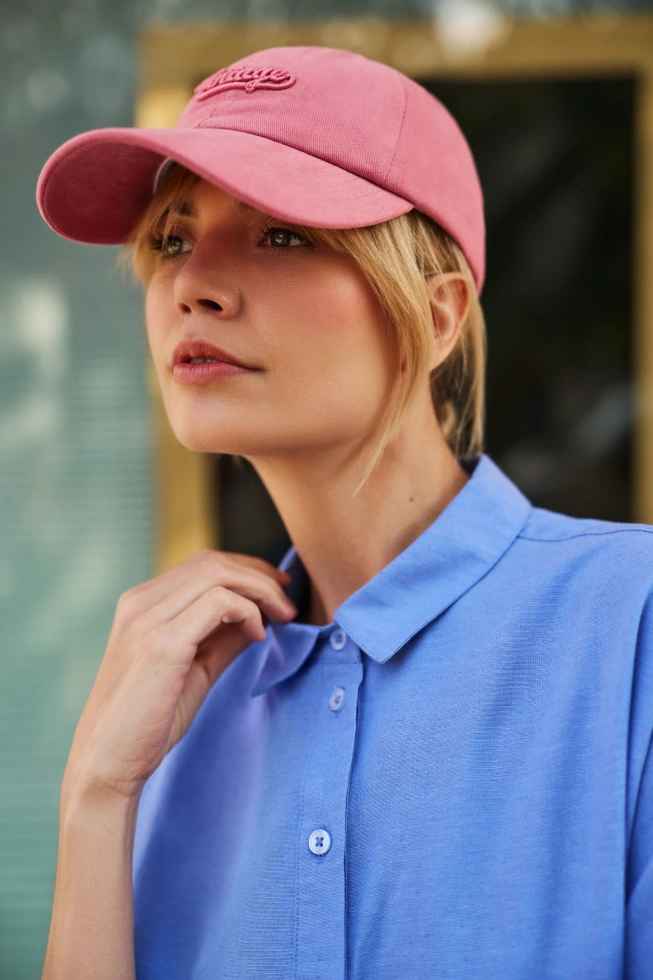 CZAPKA DAMSKA L-CZ-4604 PINK-pakiet