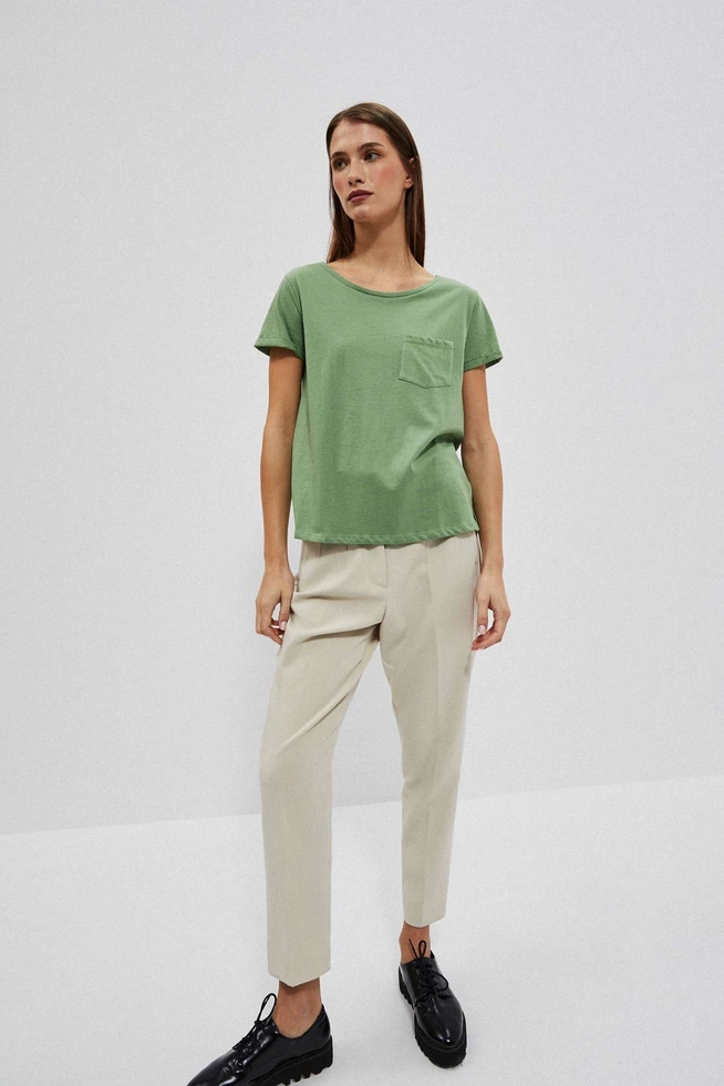 LADIES TSHIRT L-TS-4050 OLIVE