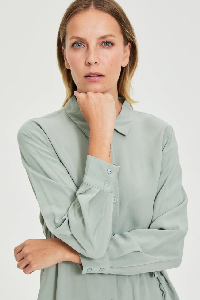 WOMEN'S SHIRT L-KO-4915 OLIVE