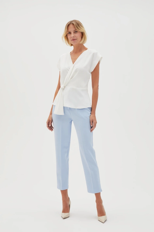 KOSZULA DAMSKA L-KO-4605 OFF WHITE
