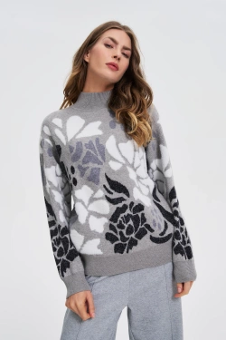 SWETER DAMSKI Z-SW-4852 GREY