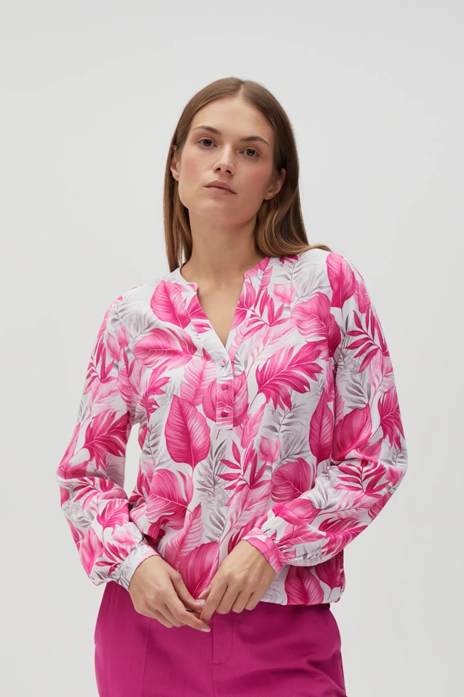 WOMEN'S SHIRT L-KO-4604 FUCHSIA