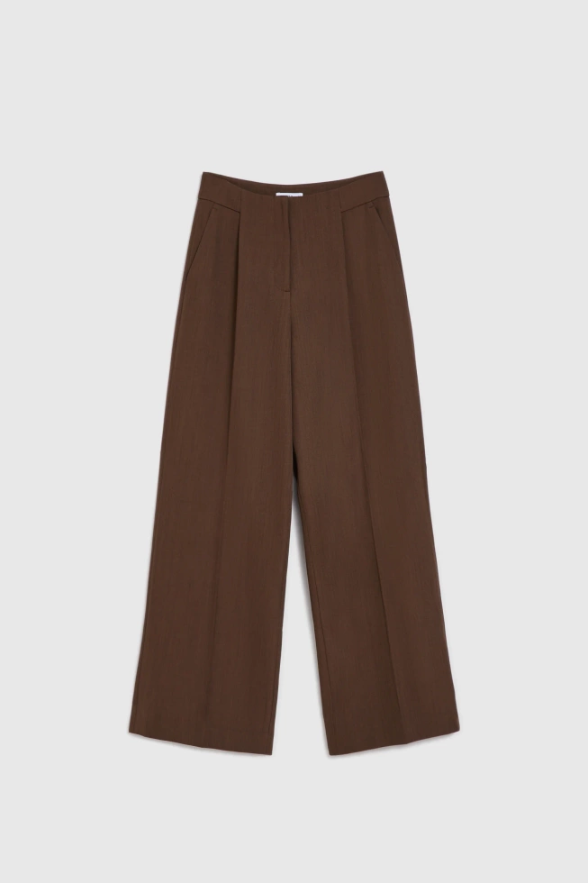 SPODNIE DAMSKIE L-SP-4906 BROWN-pakiet