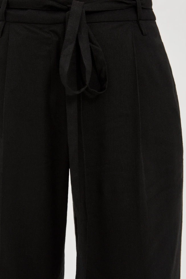 SPODNIE DAMSKIE L-SP-4640 BLACK-pakiet