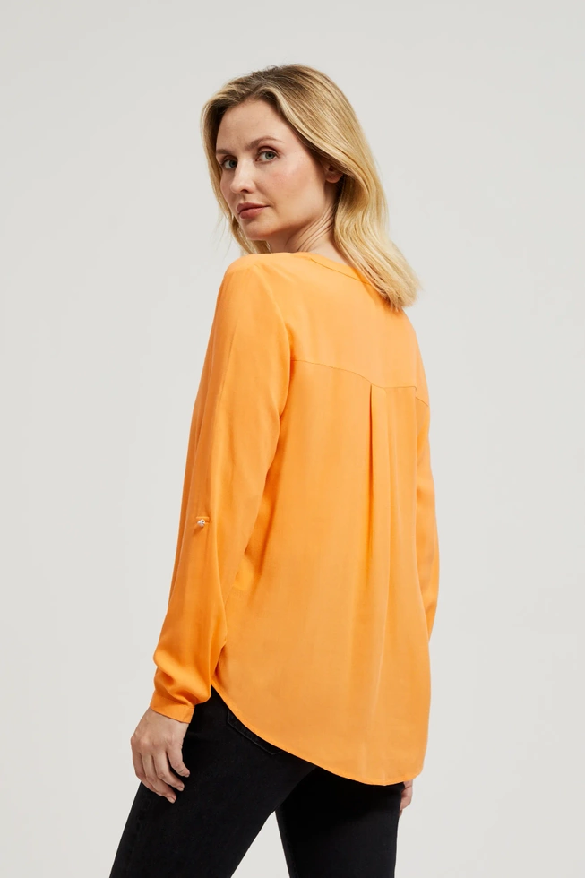 WOMEN'S SHIRT Z-KO-4503 ORANGE