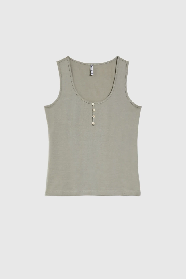 WOMEN'S TOP L-TS-4691 OLIVE