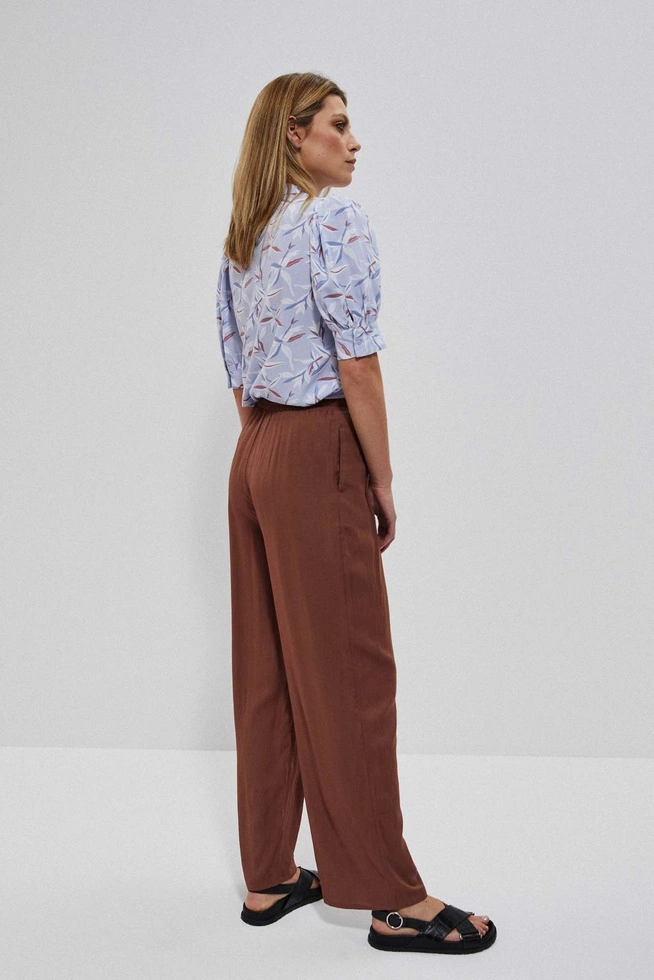 Wide viscose pants