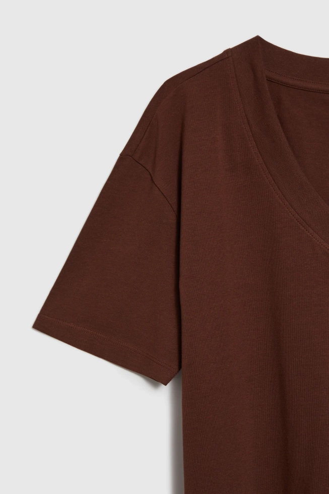 KOSZULKA DAMSKA Z-TS-4801 BROWN-pakiet