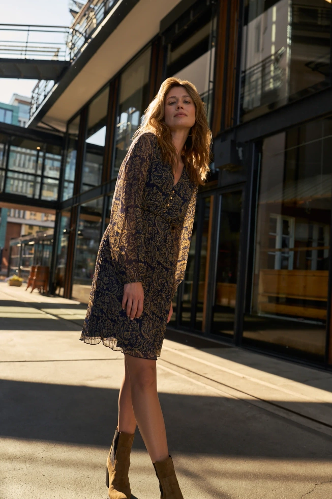 WOMEN'S DRESS Z-SU-4832 NAVY-set