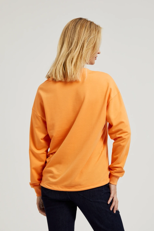 WOMEN'S SWEATSHIRT Z-BL-4509 ORANGE