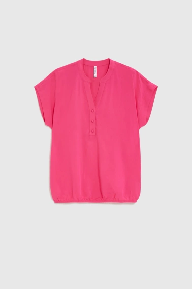KOSZULA DAMSKA L-KO-4921 FUCHSIA