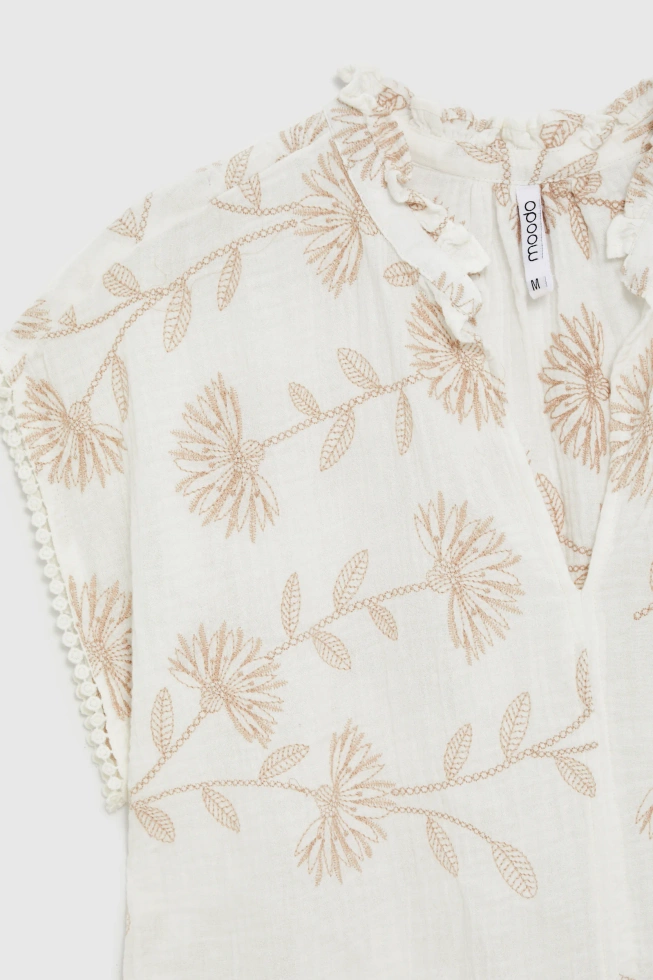 WOMEN'S SHIRT L-KO-4951 WHITE