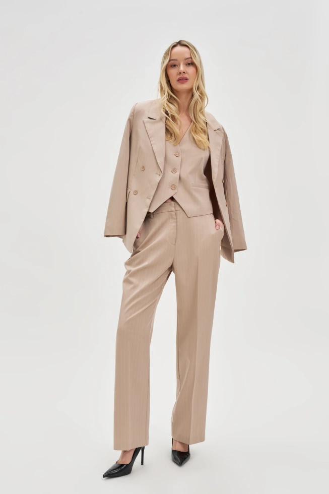 MARYNARKA DAMSKA L-MR-4613 L.BEIGE