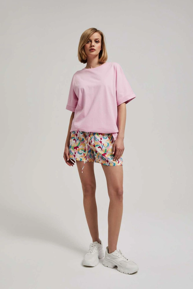 LADIES SHORTS L-SH-4023 LILAC
