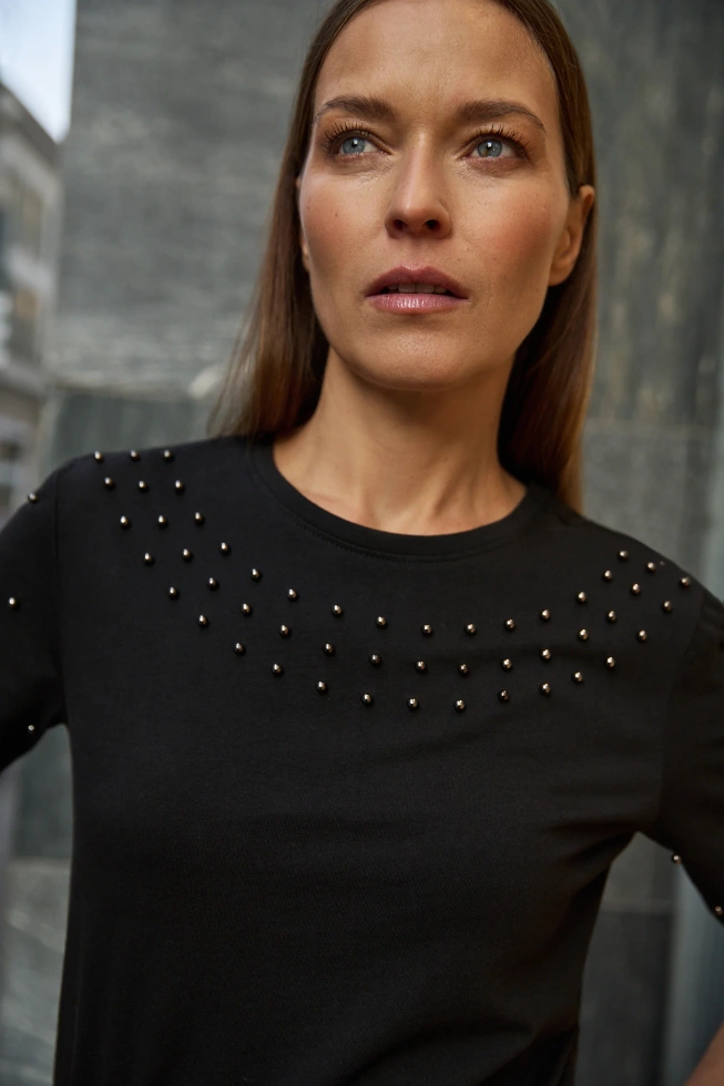 KOSZULKA DAMSKA Z-TS-4826 BLACK-pakiet