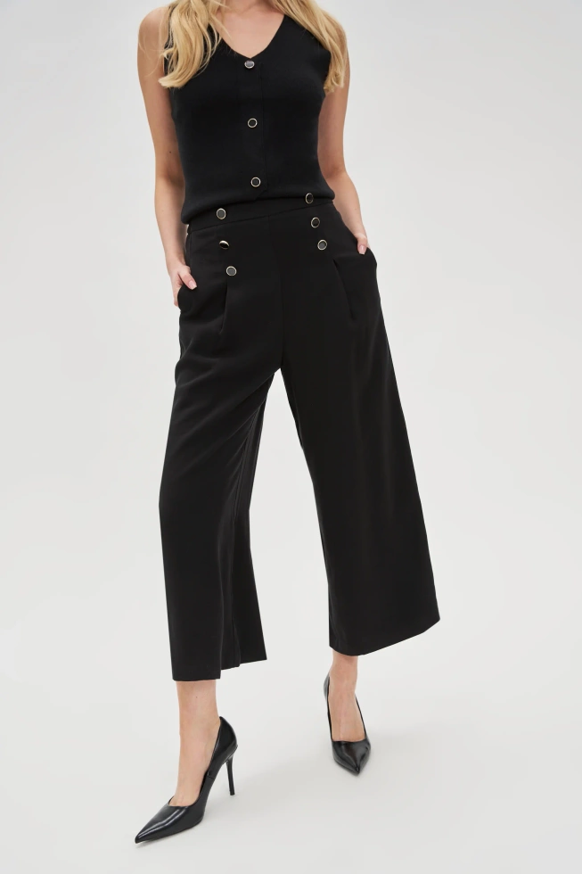 WOMEN'S PANTS L-SP-4634 BLACK