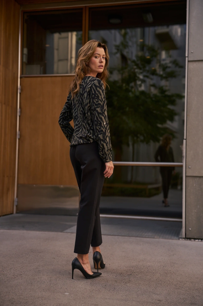 WOMEN'S PANTS Z-SP-4802 BLACK