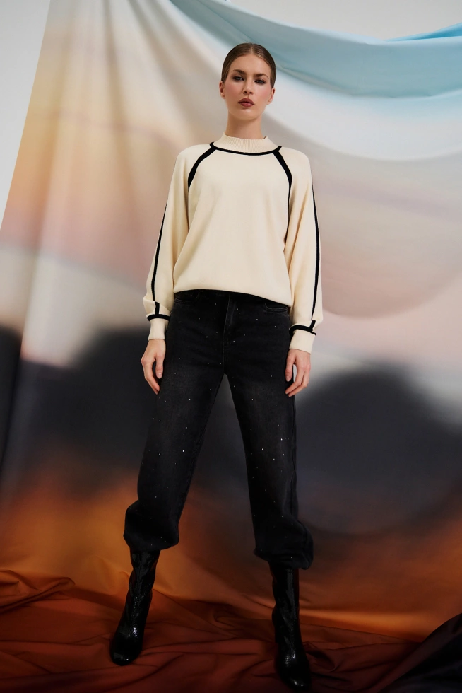 WOMEN'S SWEATER Z-SW-4841 OFF WHITE